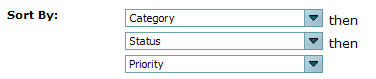 Filtering options in FogBugz